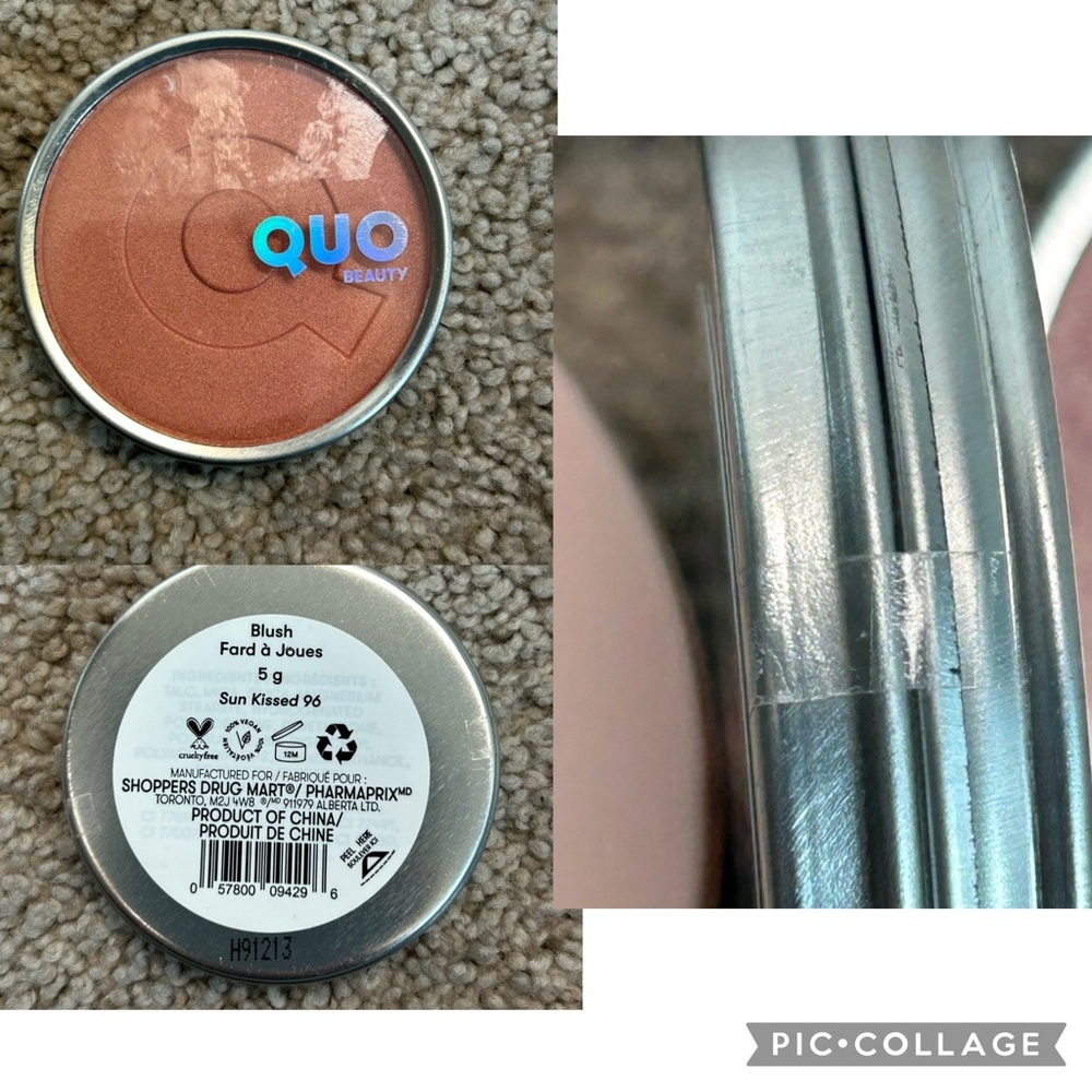 Quo makeup assorted bundle eyeshadow blush highlighter liquid illuminating drops - Picture 3 of 10